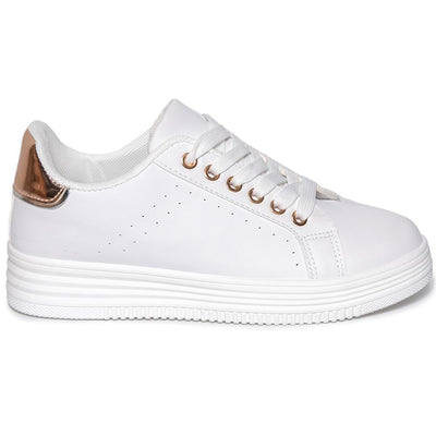 Дамски спортни обувки Julienne, Бял/Розов 3