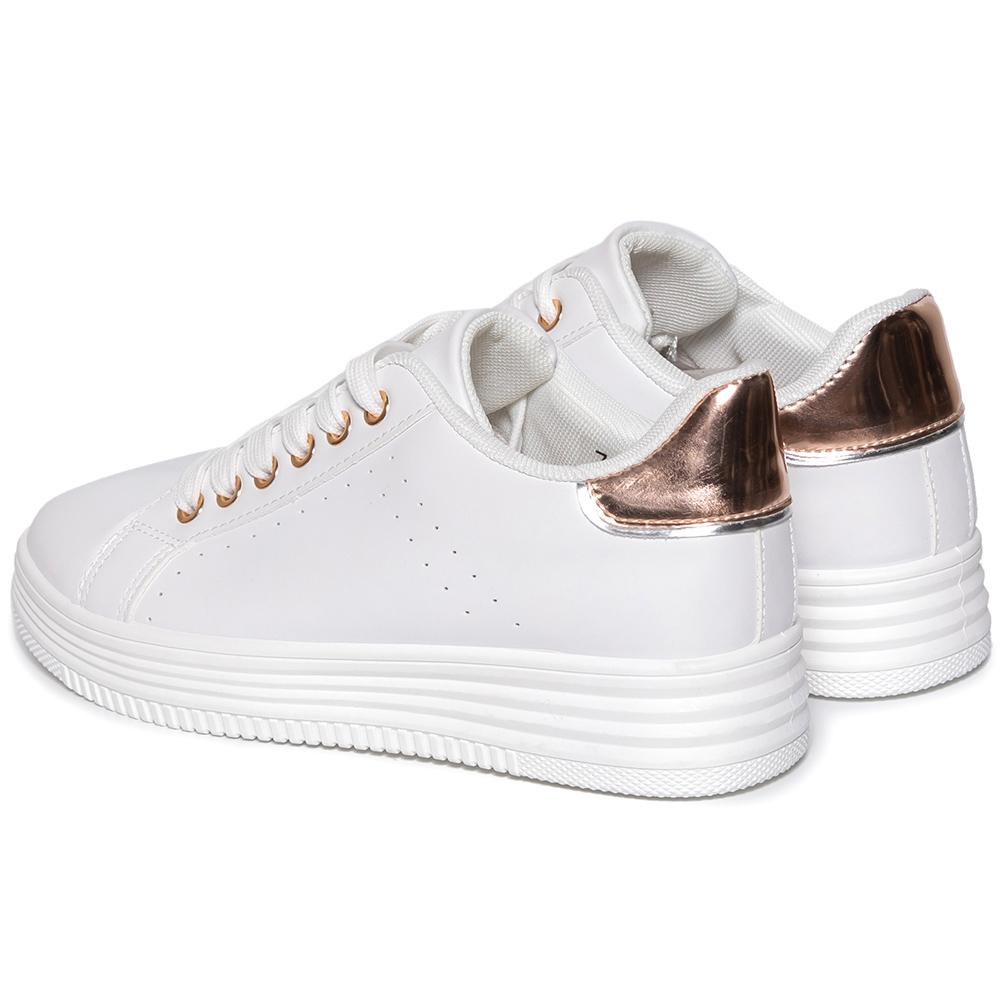 Дамски спортни обувки Julienne, Бял/Розов 4