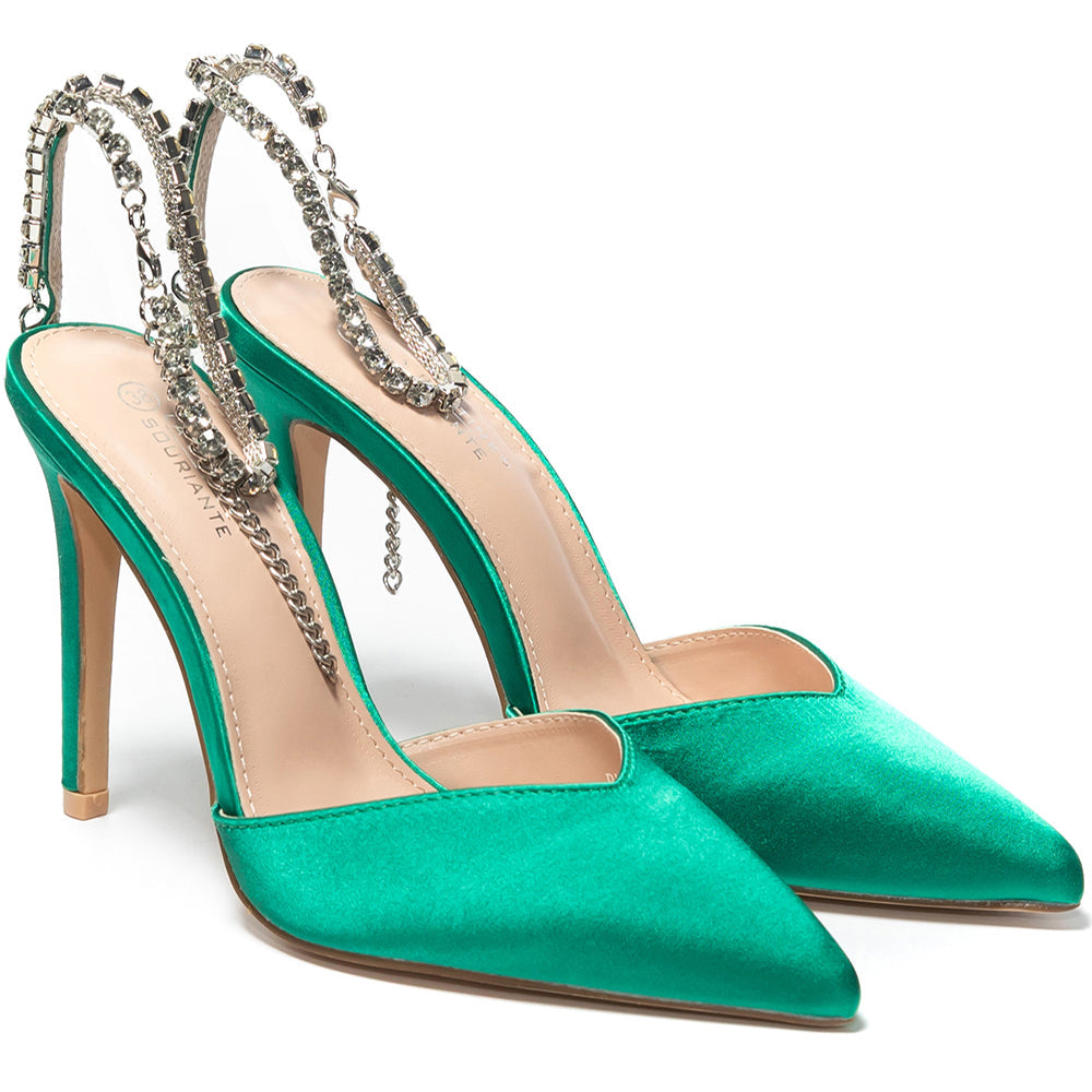 Дамски обувки Kalapini, Зелен 2