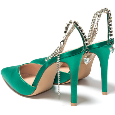Дамски обувки Kalapini, Зелен 4