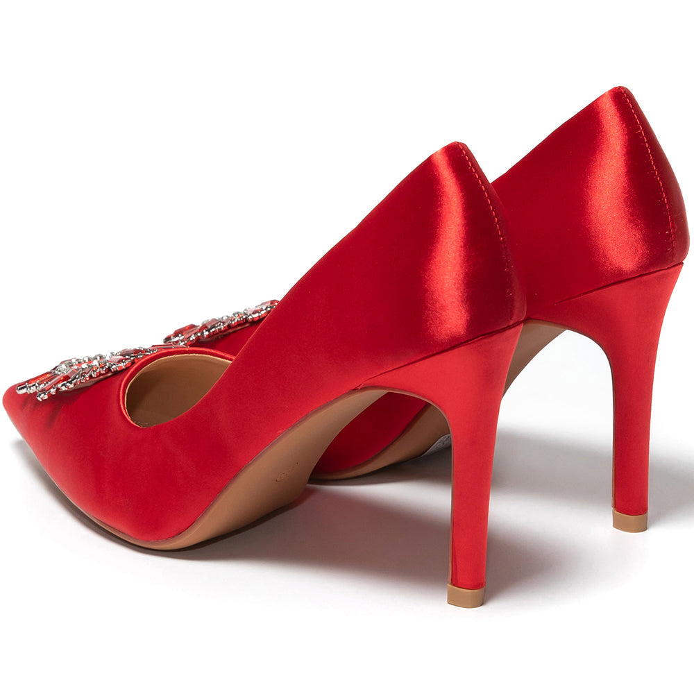 Дамски обувки Kallista, Червен 4