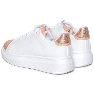Дамски спортни обувки Kesha, Бял/Розов 4