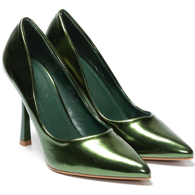 Дамски обувки Latoya, Тъмно зелен 2