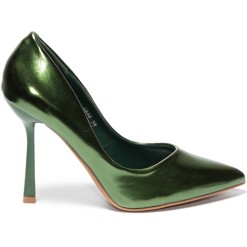 Дамски обувки Latoya, Тъмно зелен 3