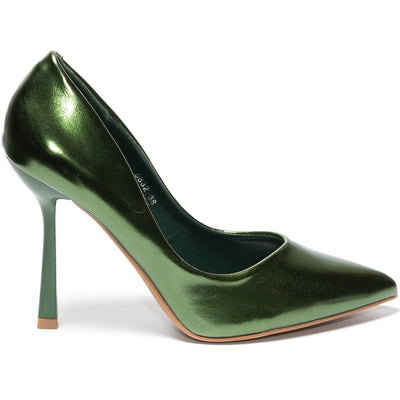 Дамски обувки Latoya, Тъмно зелен 3