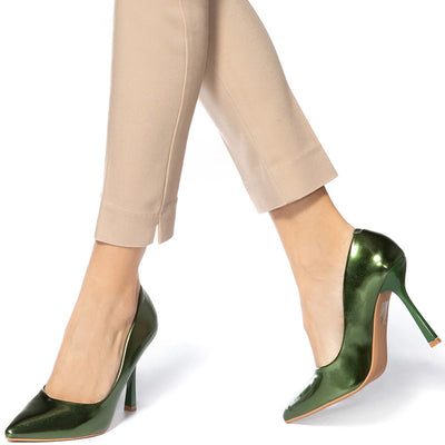 Дамски обувки Latoya, Тъмно зелен 1