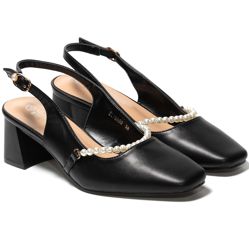 Дамски обувки Lavena, Черен 2