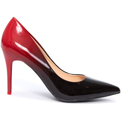 Дамски обувки Mariah, Черен/Червен 2