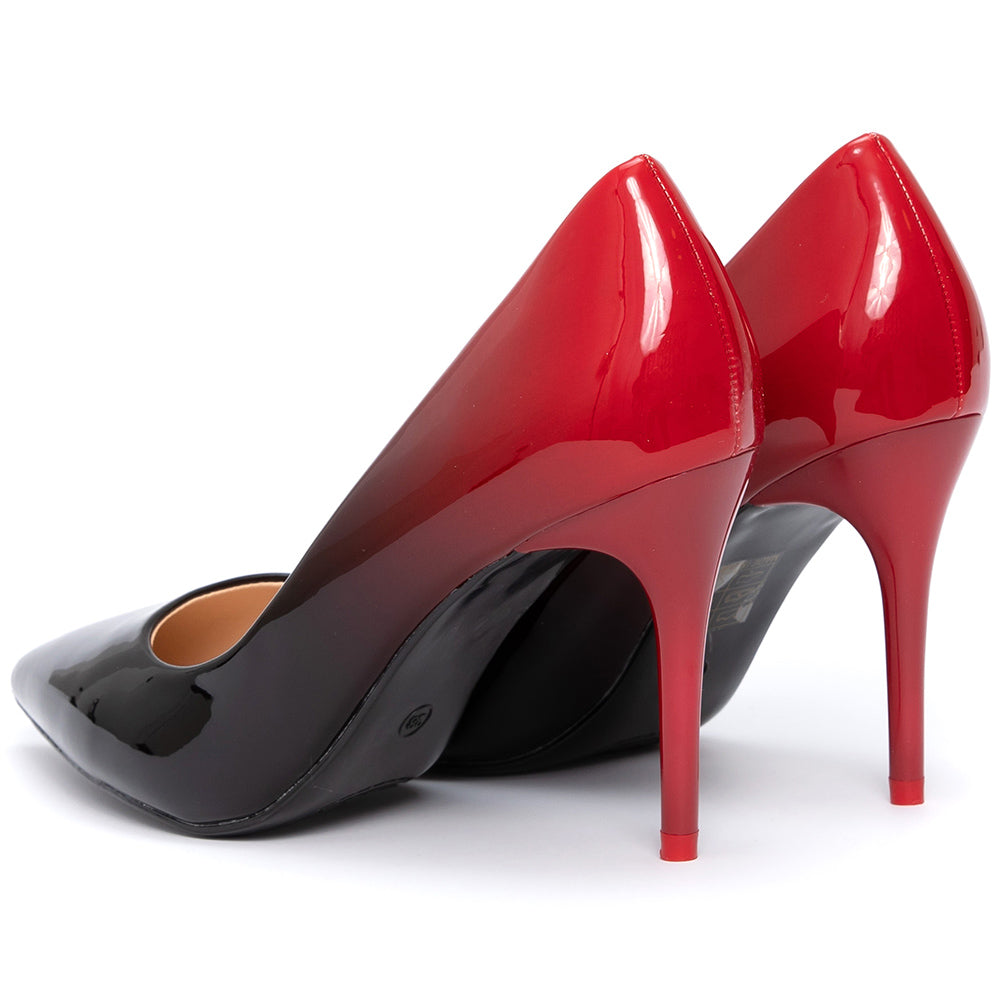 Дамски обувки Mariah, Черен/Червен 3