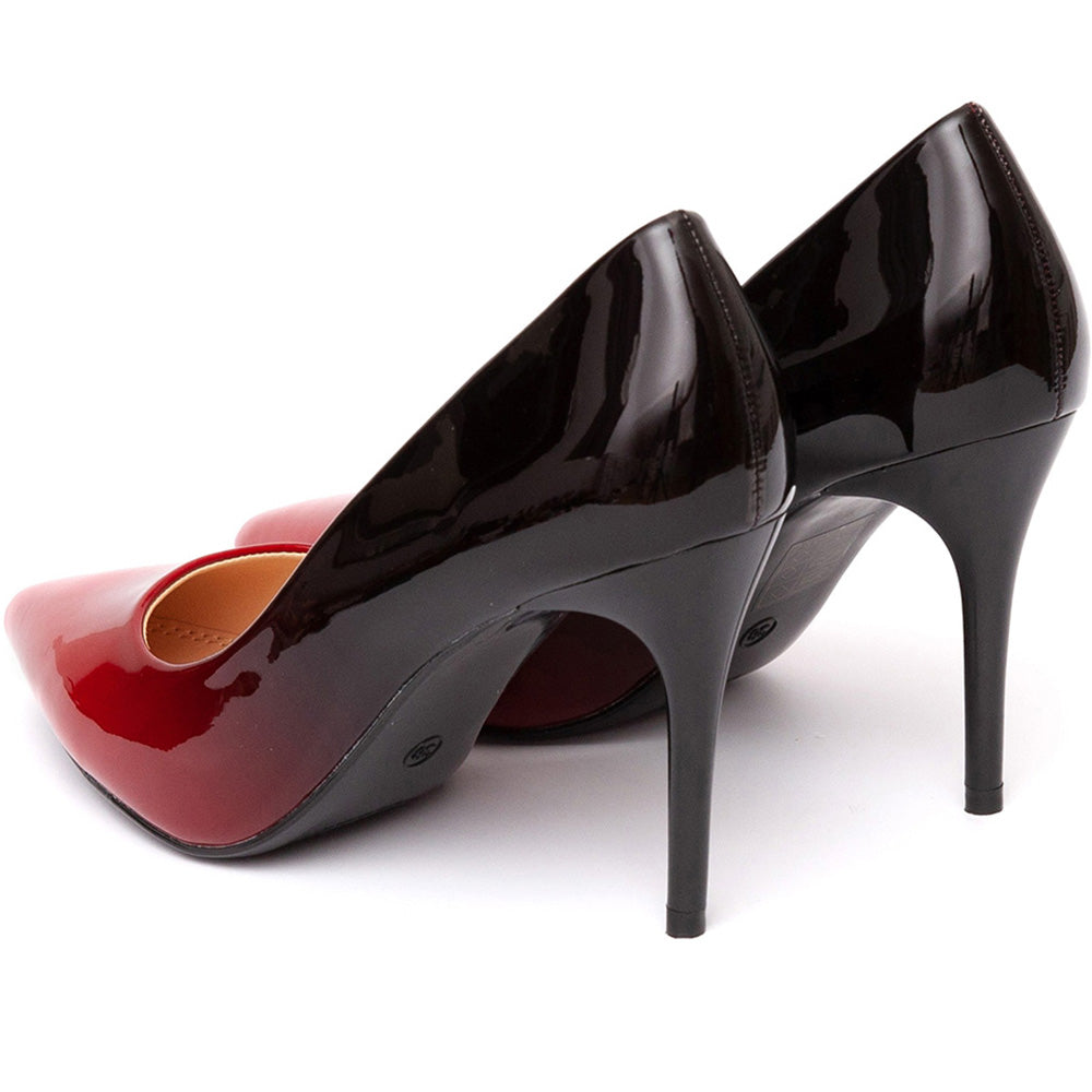 Дамски обувки Mariah, Червен/Черен 4