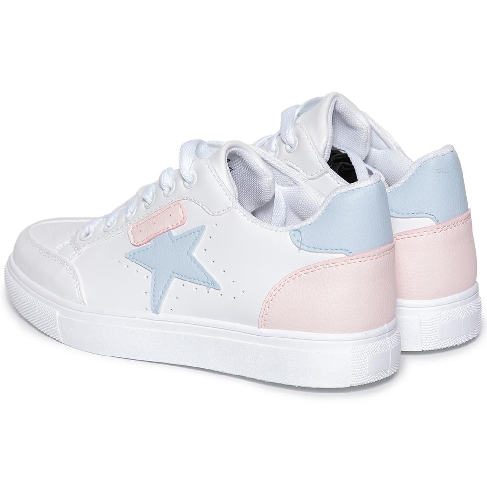 Дамски спортни обувки Mika, Бял/Розов 4