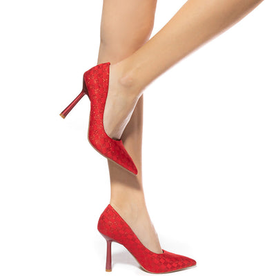 Дамски обувки Mirabella, Червен 1