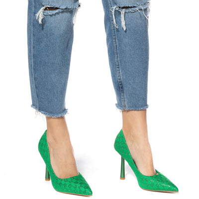 Дамски обувки Mirabella, Зелен 1