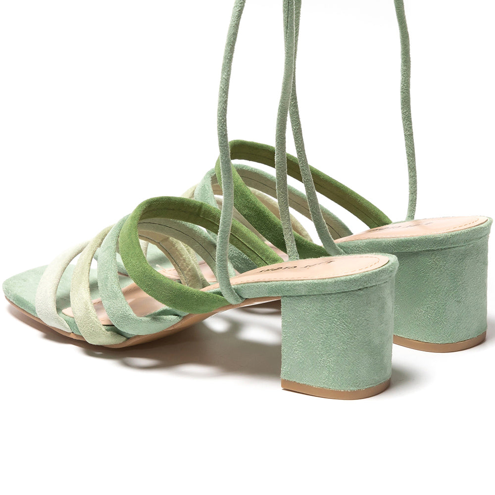 Дамски сандали Nalia, Зелен 4
