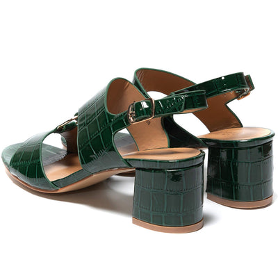 Дамски сандали Nimanor, Зелен 4
