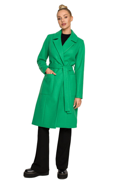 Дамско палто Polymnia, Зелен 1