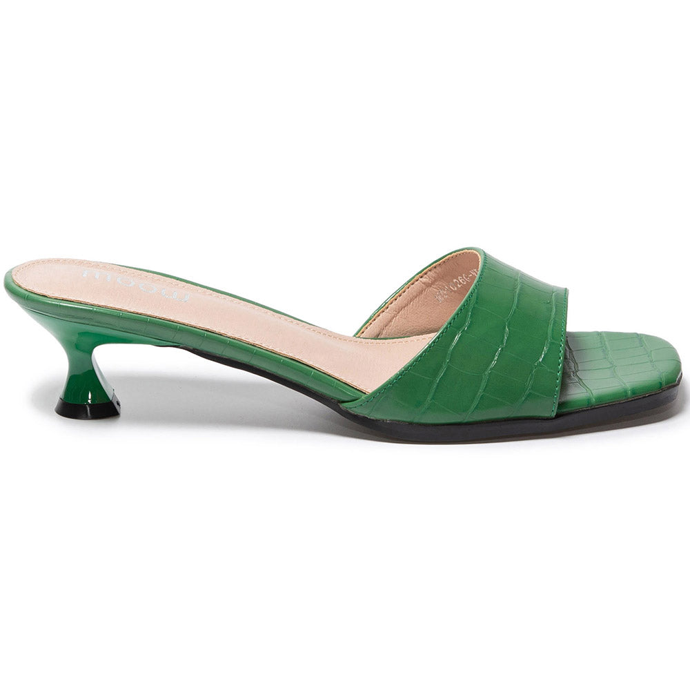 Дамски чехли Enia, Зелен 3
