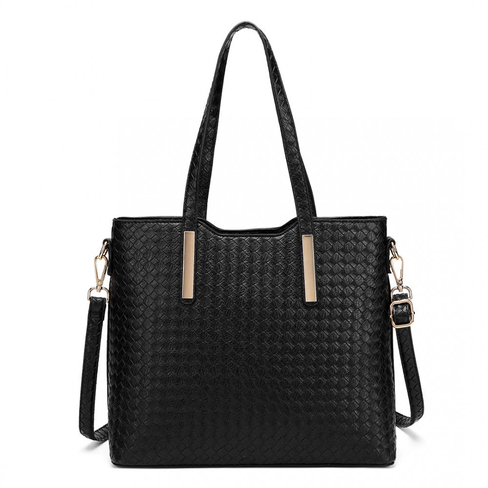 Комплект дамски чанти Perlita, Черен 2