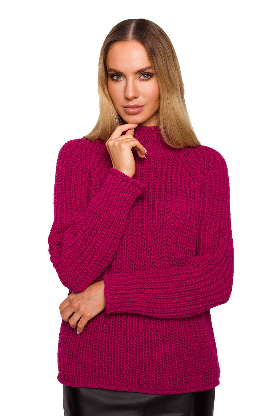 Дамски пуловер Audelia, Розов 3