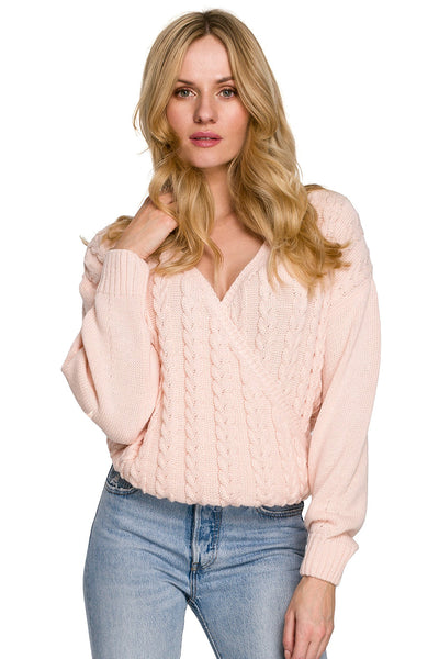 Дамски пуловер Bertille, Розов 3