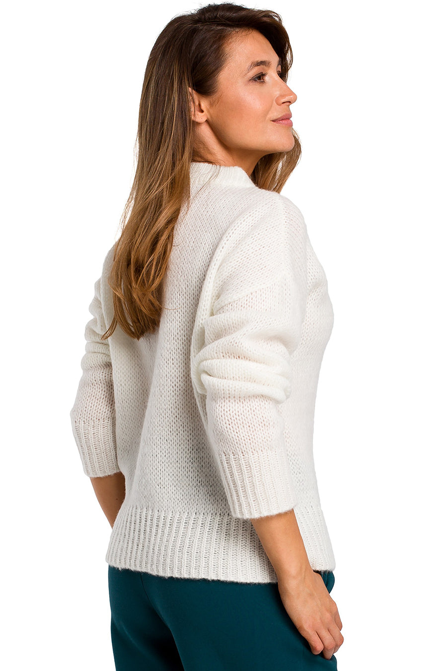 Дамски пуловер Kalama, Бял 4