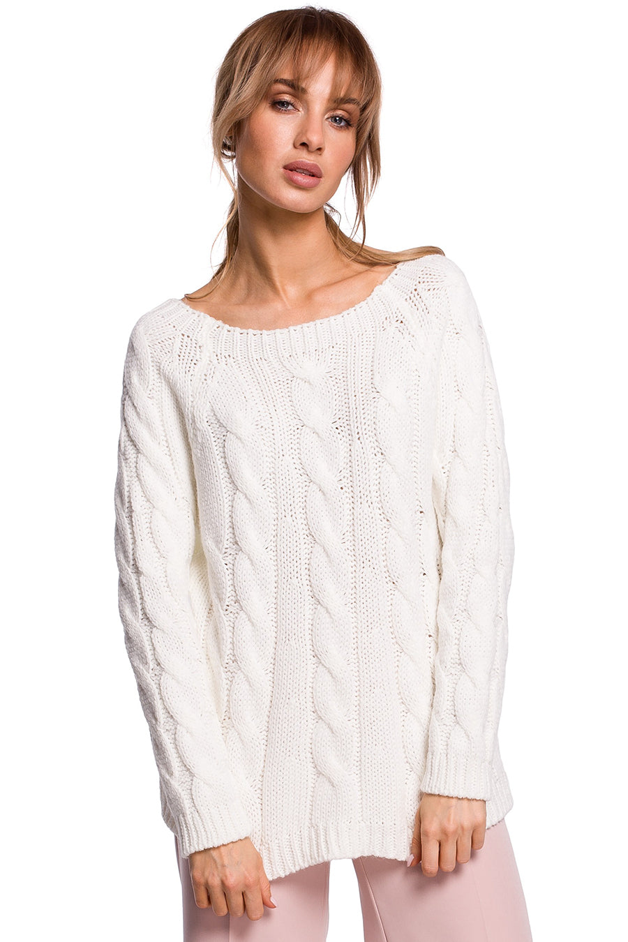 Дамски пуловер Kendria, Бял 3