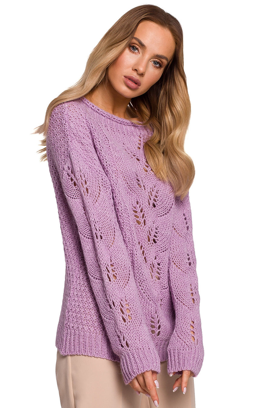 Дамски пуловер Keren, Лилав 3