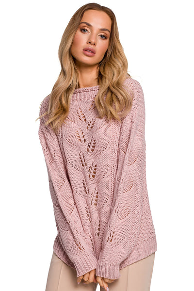 Дамски пуловер Keren, Розов 3