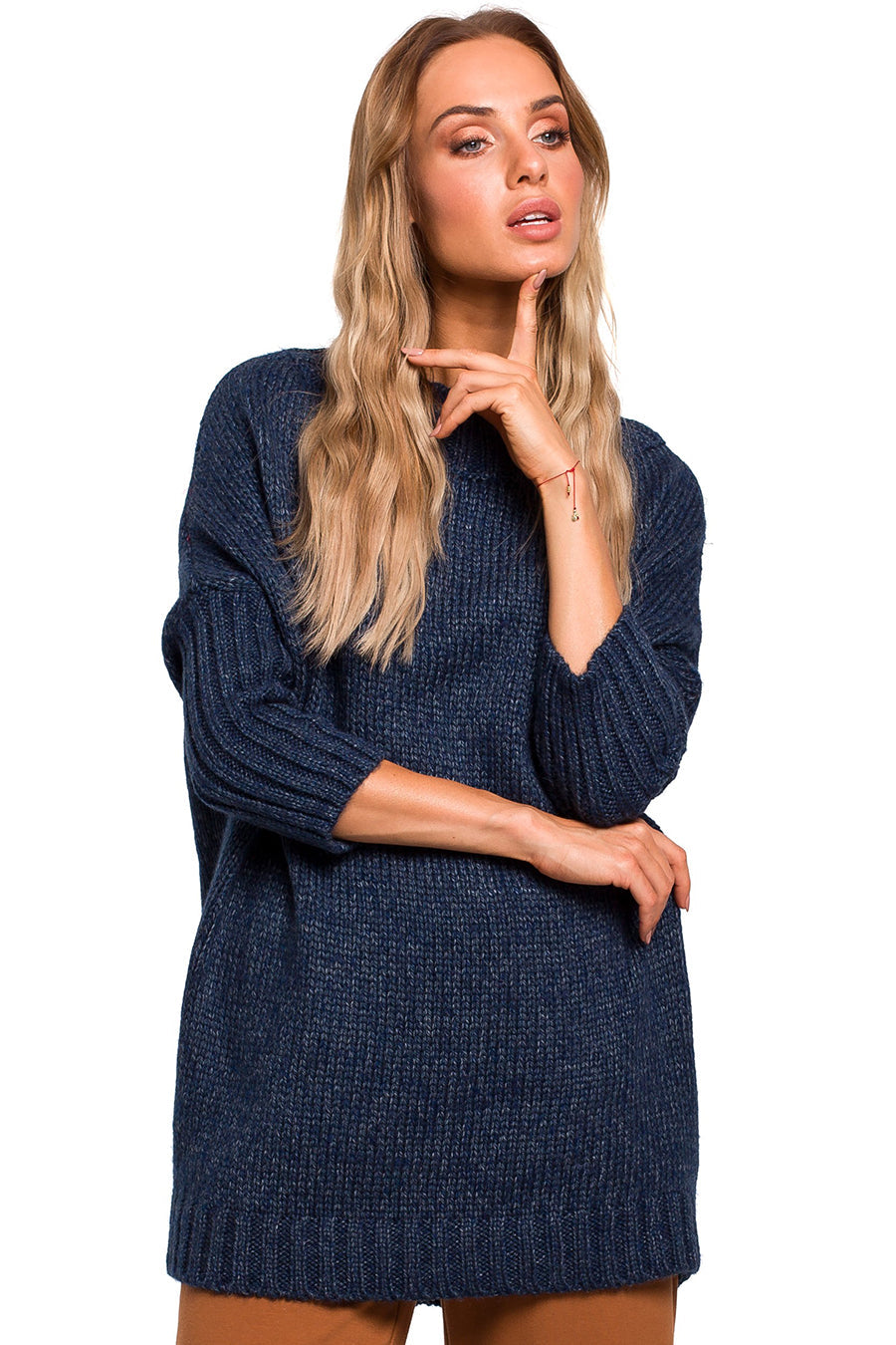 Дамски пуловер Lenore, Тъмносин 3