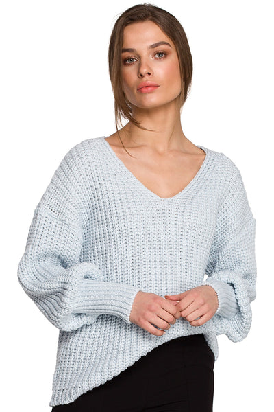 Дамски пуловер Nera, Светло син 3