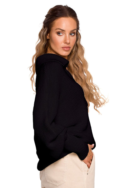 Дамски пуловер Tesha, Черен 3