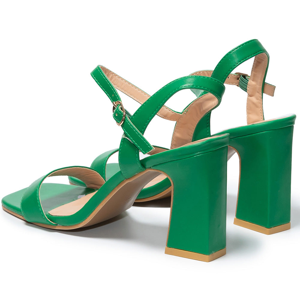 Дамски сандали Raisa, Зелен 4