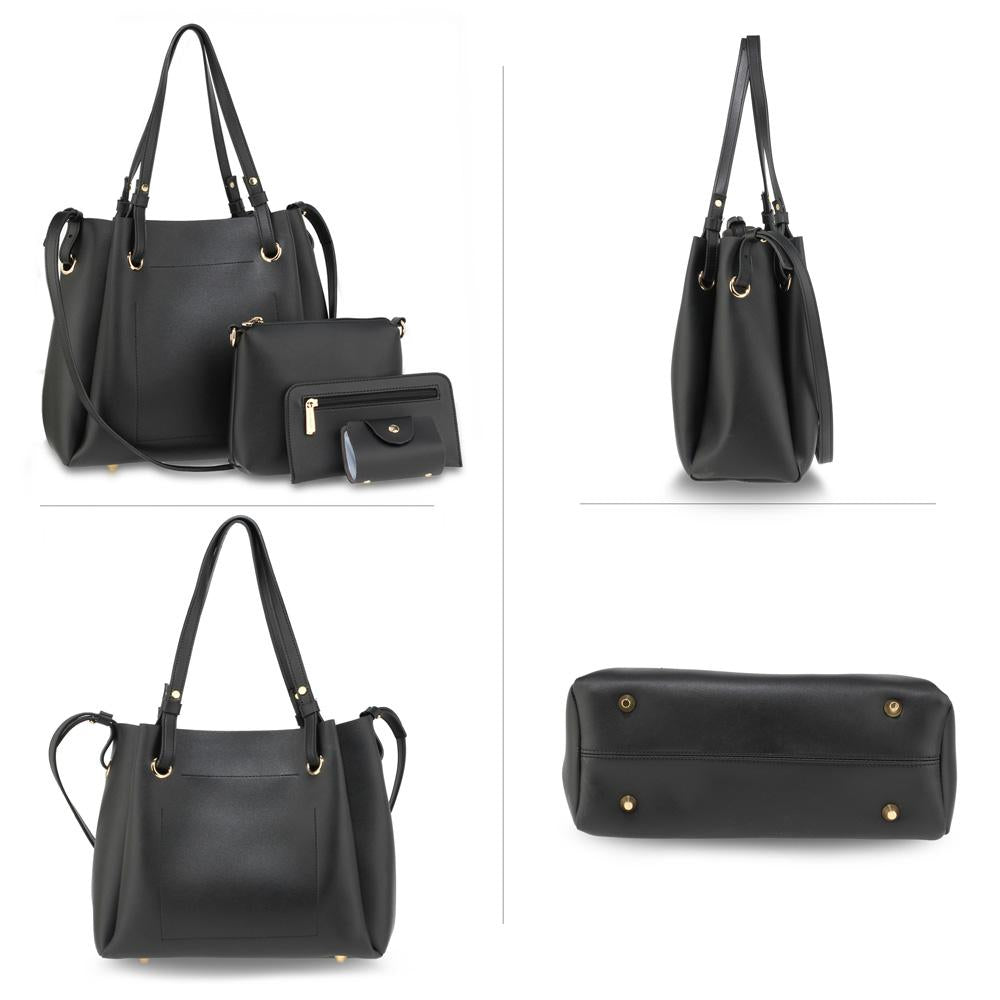 Комплект дамски чанти Rianna, Черен 2