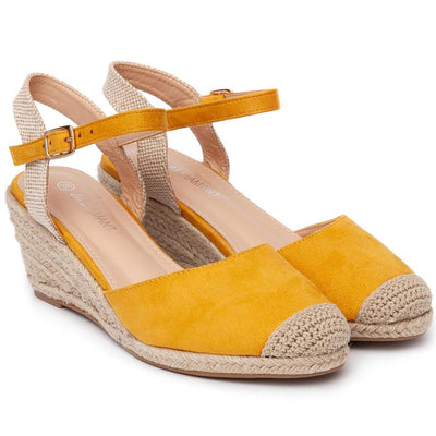 Дамски сандали Suzanne, Жълт 2