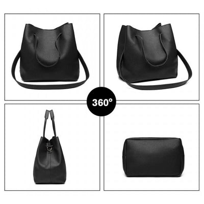 Комплект дамски чанти Seffora, Черен 3