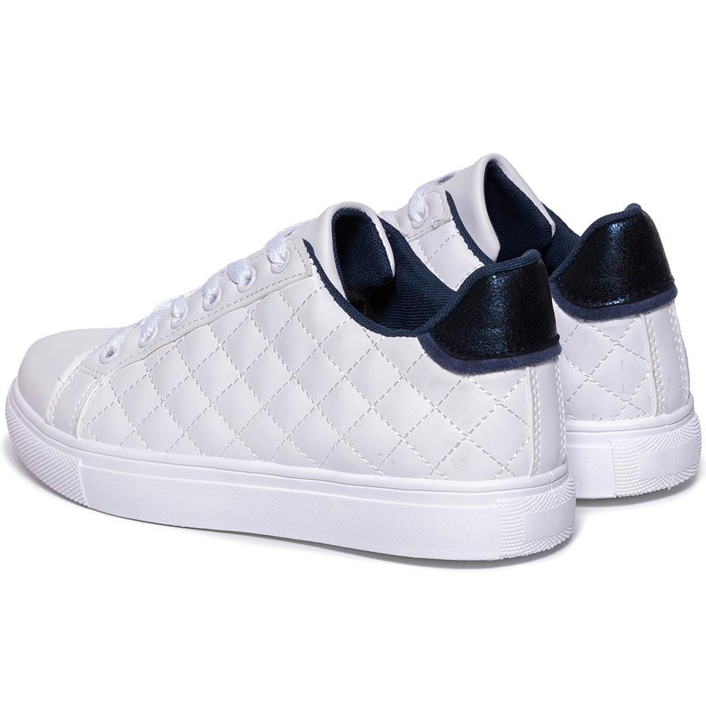 Дамски спортни обувки Susie, Бял/Тъмносин 4