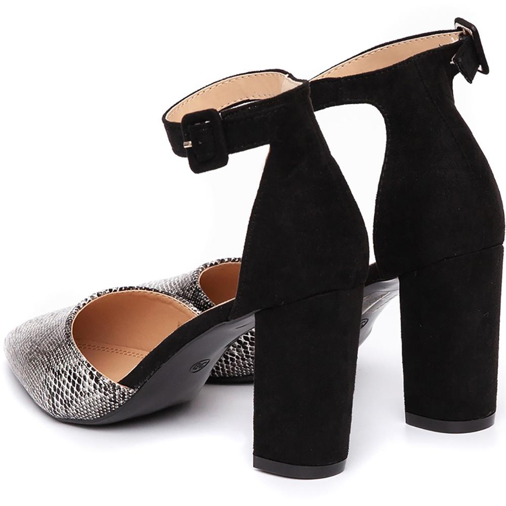 Дамски обувки Tassa, Черен/Сив 4