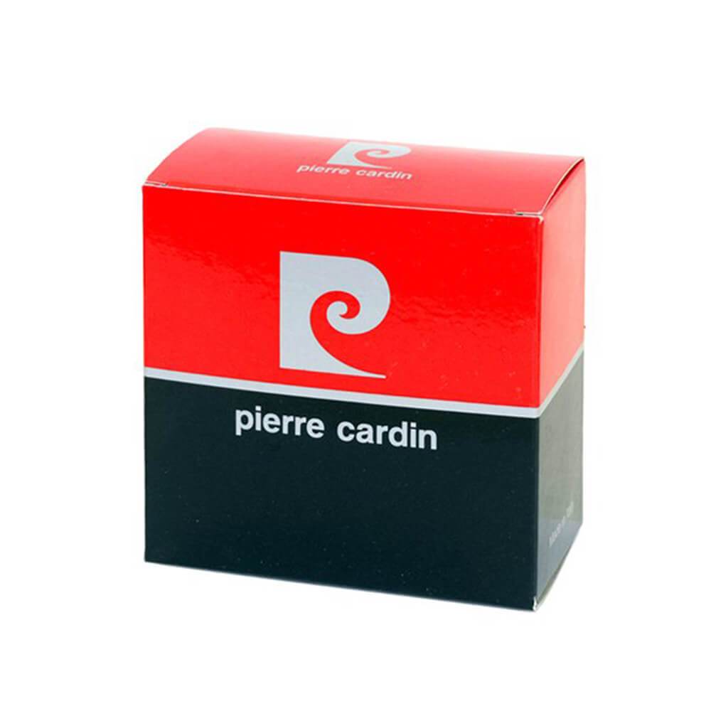 Pierre Cardin | Мъжки кожен колан GCB247, Черен 5