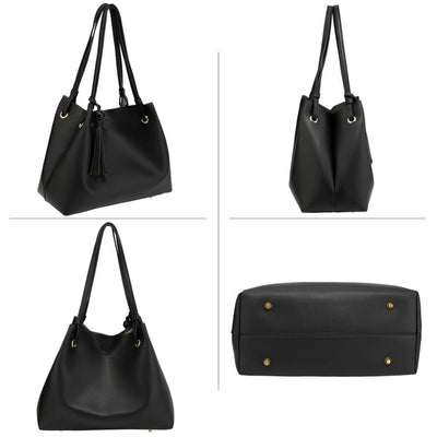 Комплект дамски чанти Lorette, Черен 2