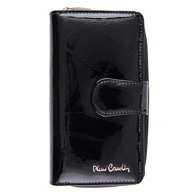 Pierre Cardin | Дамско портмоне от естествена кожа GPD017, Черен 1