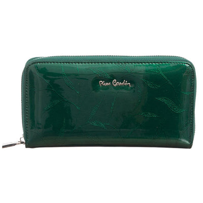 Pierre Cardin | Дамско портмоне от естествена кожа GPD019, Зелен 1