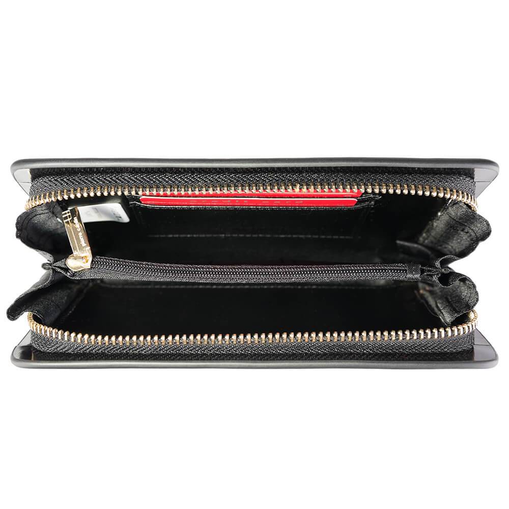 Pierre Cardin | Дамско портмоне от естествена кожа GPD131, Черен 4