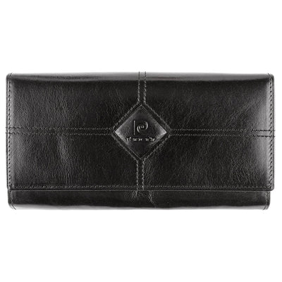 Pierre Cardin | Дамско портмоне от естествена кожа GPD135, Черен 1