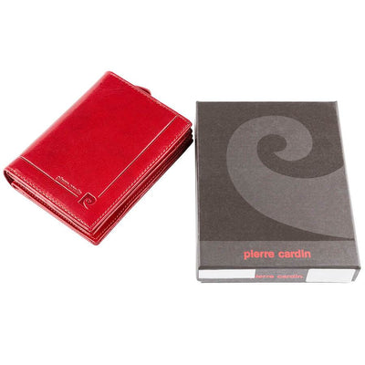 Pierre Cardin | Дамско портмоне от естествена кожа GPD137, Бордо 2