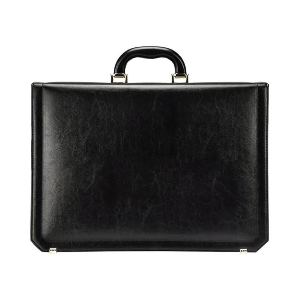 Мъжка бизнес чанта от естествена кожа GS503, Черен 7