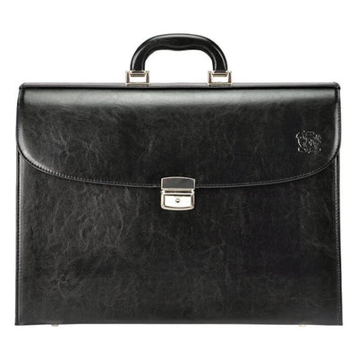 Мъжка бизнес чанта от естествена кожа GS508, Черен 1
