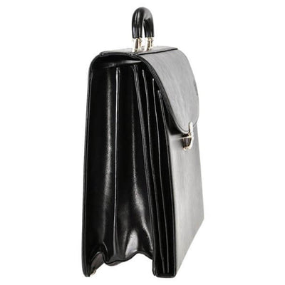 Мъжка бизнес чанта от естествена кожа GS508, Черен 6