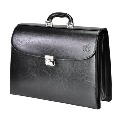 Мъжка бизнес чанта от естествена кожа GS508, Черен 3