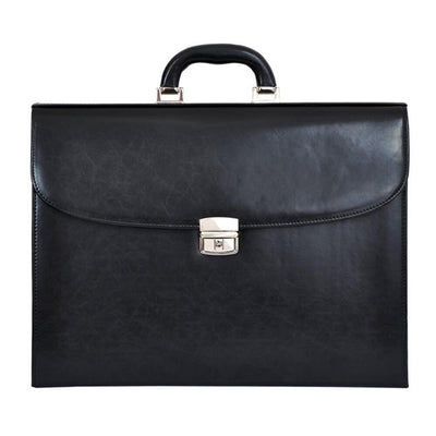 Мъжка бизнес чанта от естествена кожа GS552, Черен 1