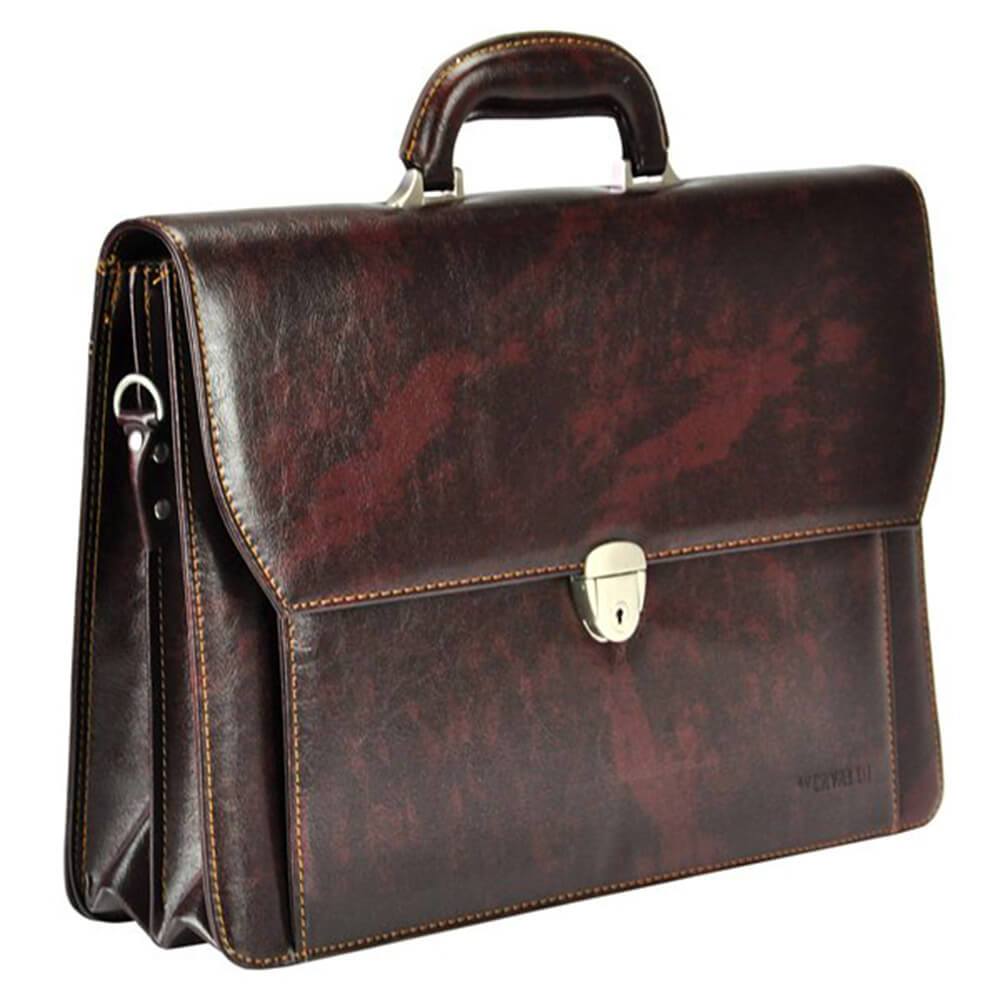 Мъжка бизнес чанта GS561, Тъмно кафяво 3
